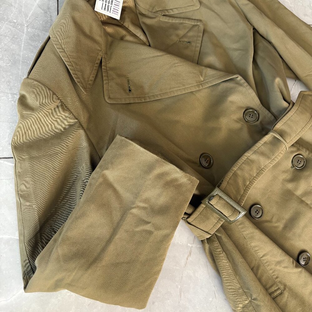 Vintage Belted Army Trench Coat